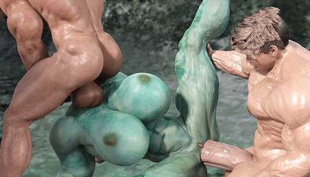 Apocalypse 32 Threesome with She Hulk