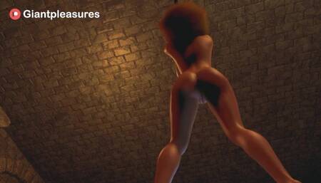 Dungeon BDSM Breast, Ass, and Muscle Expansion