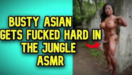 Busty Milf Asian Gets Fucked Hard In The Jungle