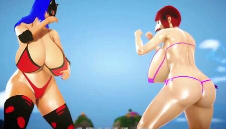 Boobageddon first look slim content a lot of juices flowing huge boobs