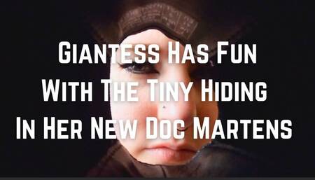 Giantess Finds A Tiny In Her Shoes And Punishes Him- 4K HD