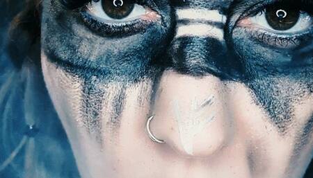 Viking goddess smoking