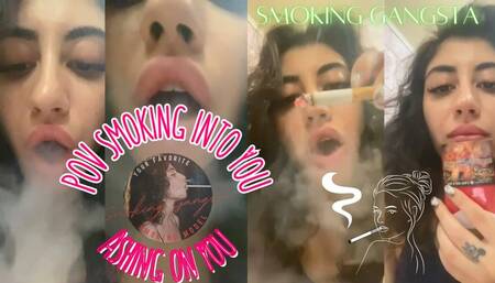 POV Smoking into You, Ashing on You