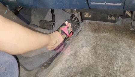 Good Hard Revvin, Floorin & Braking In Colorful Platform Sandals