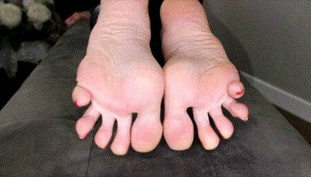 When you look on my soles from back