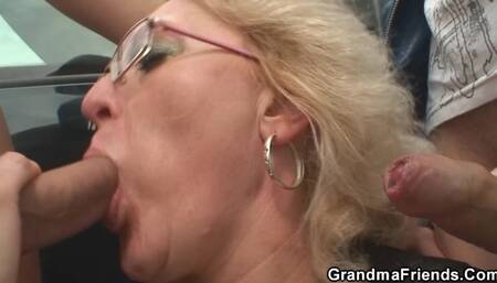 Old mature smut with stunning nymphet from Grandma Friends