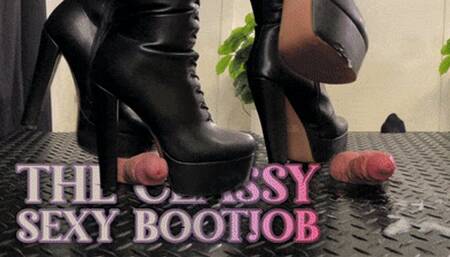 The Classy Sexy Bootjob - (Slave POV Version) - TamyStarly - Ball Stomp, Bootjob, Shoejob, Ballbusting, CBT, Trample, Trampling, High Heels, Crush, Crushing