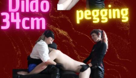 This video deserves to be watched and begged for more, pegging With Two Powerful Women