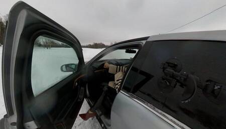 Snow drift: First Time in Mercedes | Blaze Natalie