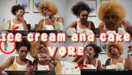 Ice Cream and Cake Vore Episode 3 Princess Sophia Quinnand Mistress Nahla Feti