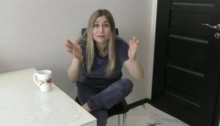 You are talking to the camera man, who is a friend you invited over for tea MP4 HD 720p