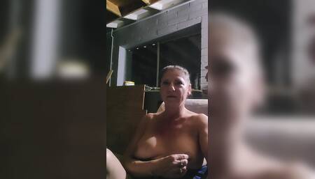 Topless American MILF Smoking. Enjoy