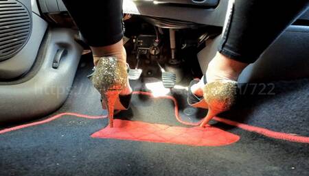 Laetitia first time driving for us - Floor POV - Part 1