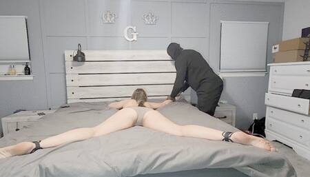 Spread eagle bondage atomic