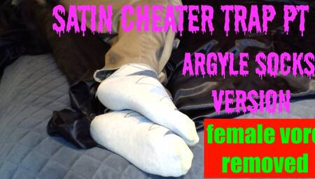 Satin Cheater Trap Pt 2 - sock feet in HD720res no female vore