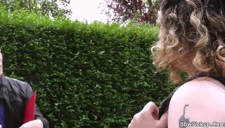 BBW Pickup featuring puss's bbw pickup scene