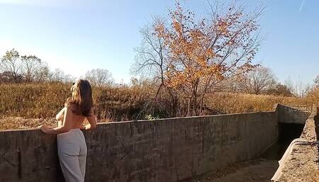 As I Promised, Here Is a Backstage Video Near the Abandoned Tunnel (or Whatever It Is)