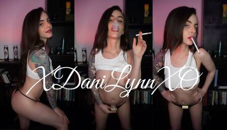 Smoking With VS120s Pack Against My Clit