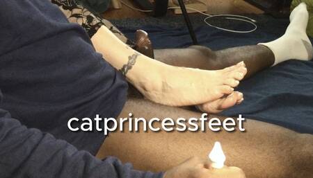 8th orgasm, still shooting cum! footjob toejob close-up, marathon4 orgasm 8 of 8, french tips, pov2