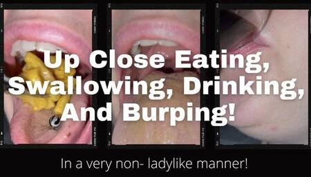 Phoenix Eating Macaroni And Cheese And Burping- 4K