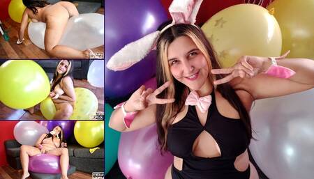 Bunny Looner big balloon party - Blow and Ride to pop - Bunny Looner [LOWRES]