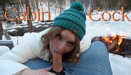 Chilly Cabin Cock Sucking