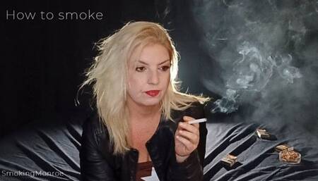 Teaching a teenager how to smoke - part 1