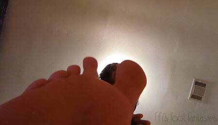 Giantess Fifi playfully smooshing a fun tiny plaything