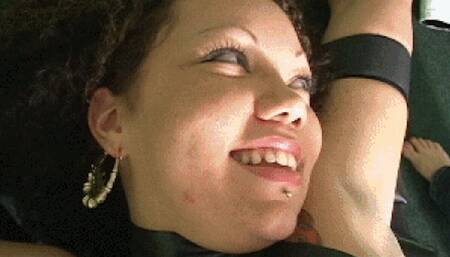 Ticklish Kiki and her bouncing boobs - SD