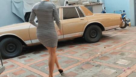 Milah Arches REAL Merciless Cranking and Revving Battle with the Caprice 1978