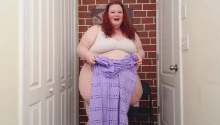 Tight Fit For This Fatty - Ripping My Catsuit *WMV*