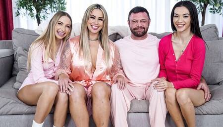 Fffm video with gentle Khloe Kapri and Misty Meaner from Ask Your Mother