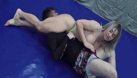 V336 Pamela Wants To Wrestle And__________