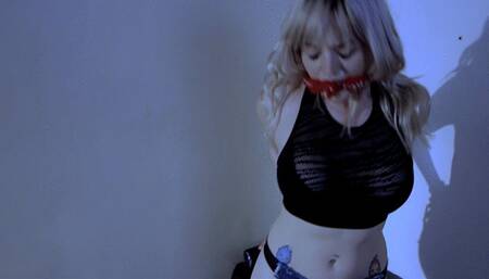 Sage standing bondage