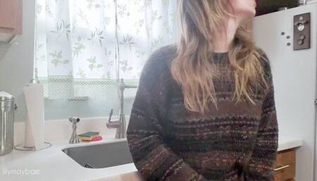 Peeing in the Kitchen Sink