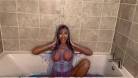 Mila’s after workout gunging