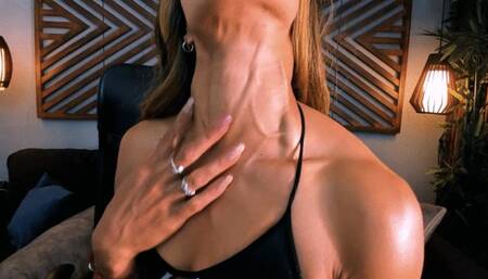 Extreme Neck Veins for my Neck Fetish Lovers