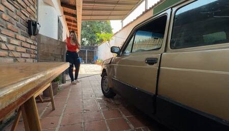 The old Fiat Karlotta stalls a lot when driving