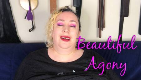 Beautiful Agony Eye Contact - blonde hair red lipstick orgasms BBW Nimue Allen wmv