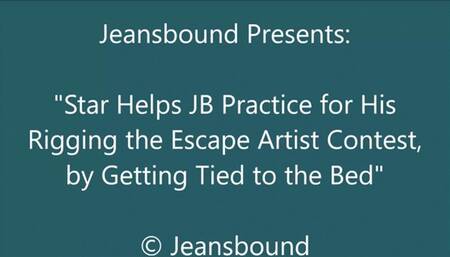 Star Gets Bound to Practice Her Escape Routine - SD