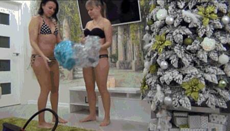 LorY and Victoria masturbate with a rubber ring Inpn