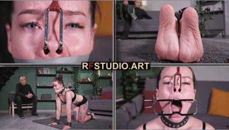 Lada - Submissive Training with Nosehook and Gags (UHD 4K MP4)