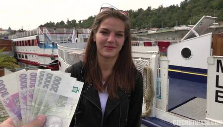 Czech Streets 114 The shiest girl ever