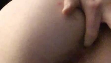 ball gag and ass fingering