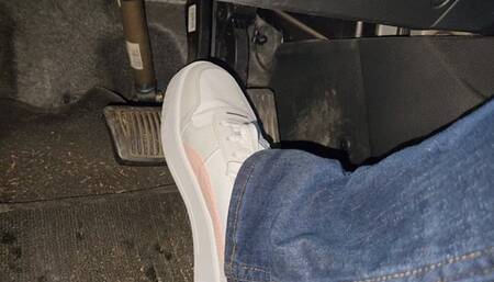 Highway fun in puma sneakers