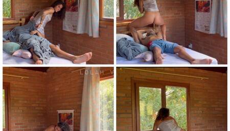 I GOT REVENGE OF THEIR SNORING AND FARTED A LOT IN HIS MOUTH WITHOUT HIM REALIZING, WHILE HE SLEEPING!