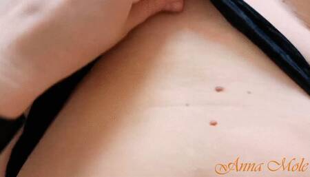 POV I fuck my pussy with my fingers right in my panties without taking them off