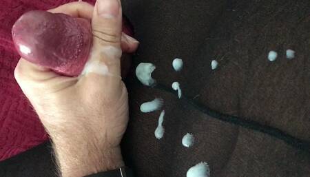 Cum on Nylon Suit