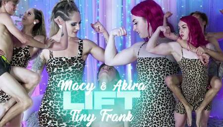 Macy Nikole and Akira Shell Lift & Carry Tiny Frank (HD WMV)