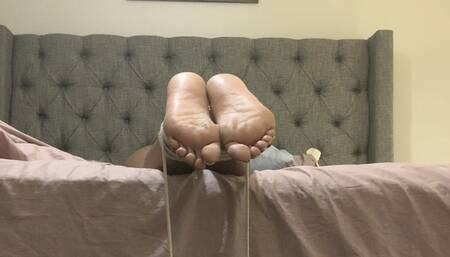 SoleQueensWorld Sweaty Soles Bound For Bastinado